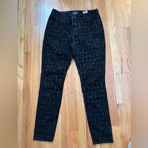 NYDJ Women's Black Houndstooth Skinny Pants